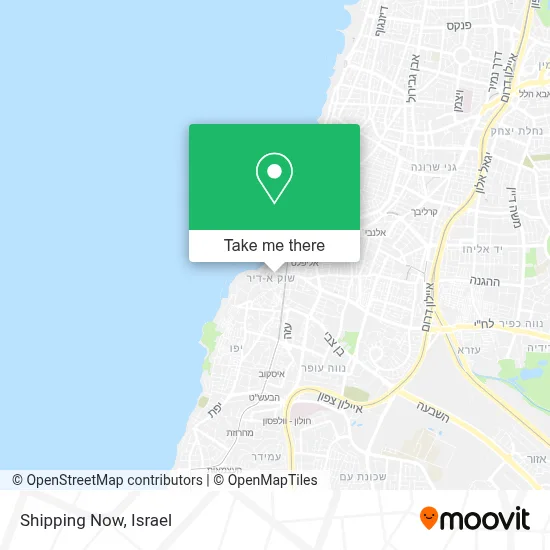 Shipping Now map