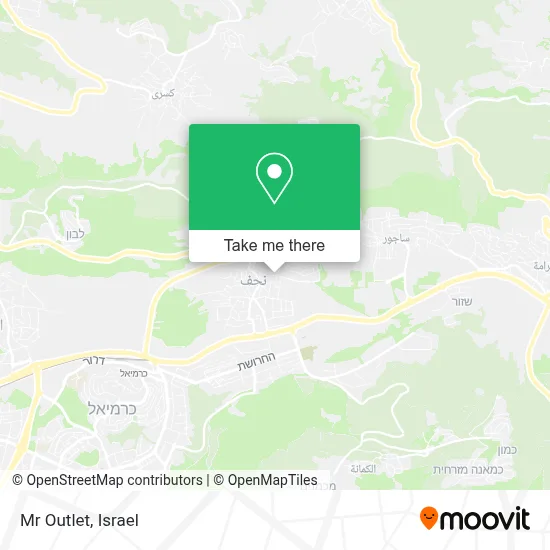 Mr Outlet map