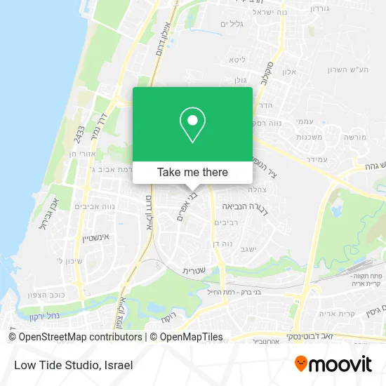 Low Tide Studio map