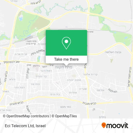 Eci Telecom Ltd map