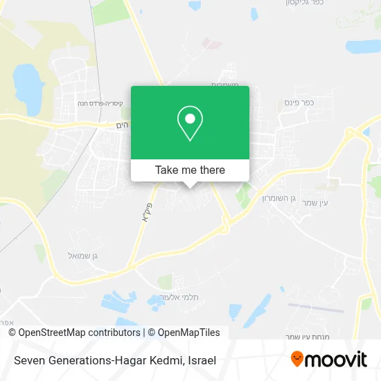 Seven Generations-Hagar Kedmi map