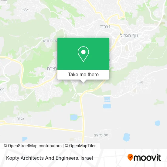 Kopty Architects And Engineers map