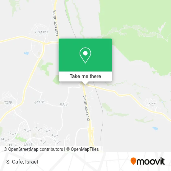 Si Cafe map