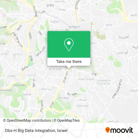 Dbs-H Big Data Integration map
