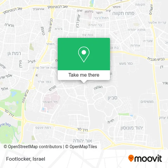 Footlocker map