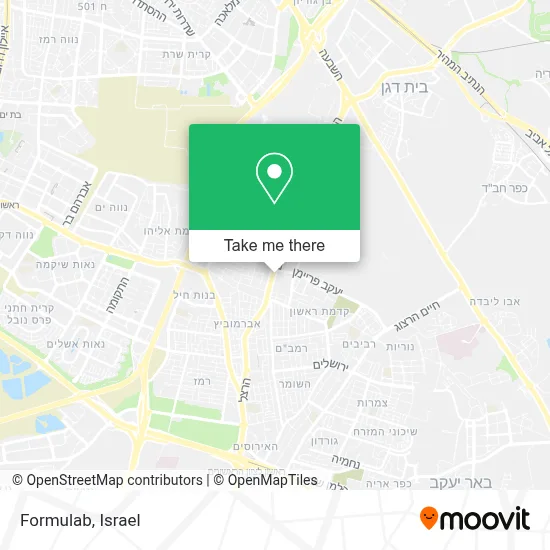 Formulab map