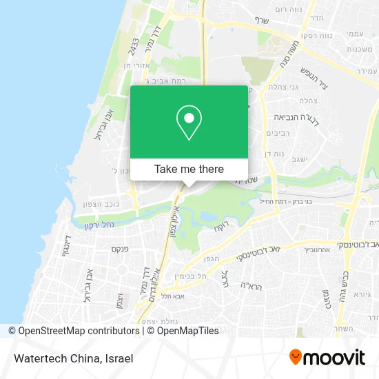 Watertech China map