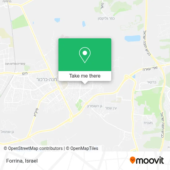 Forrina map