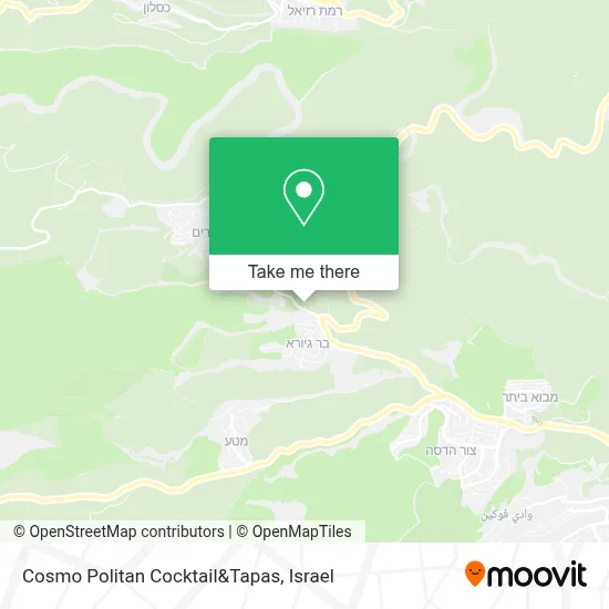 Cosmo Politan Cocktail&Tapas map