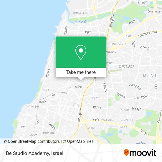 Be Studio Academy map