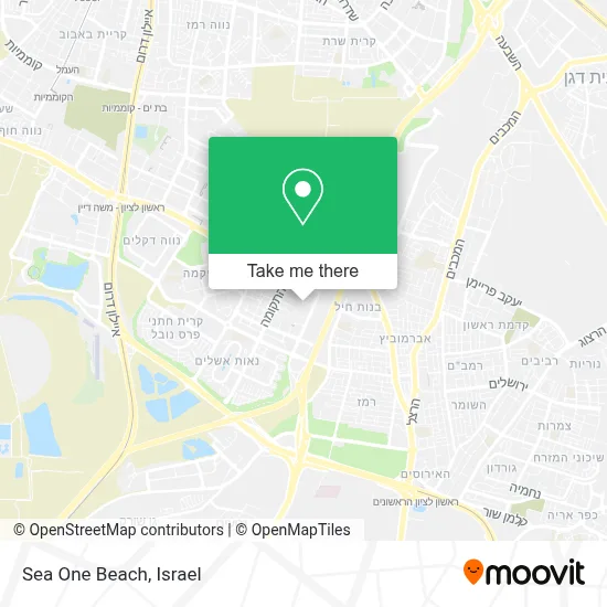 Sea One Beach map