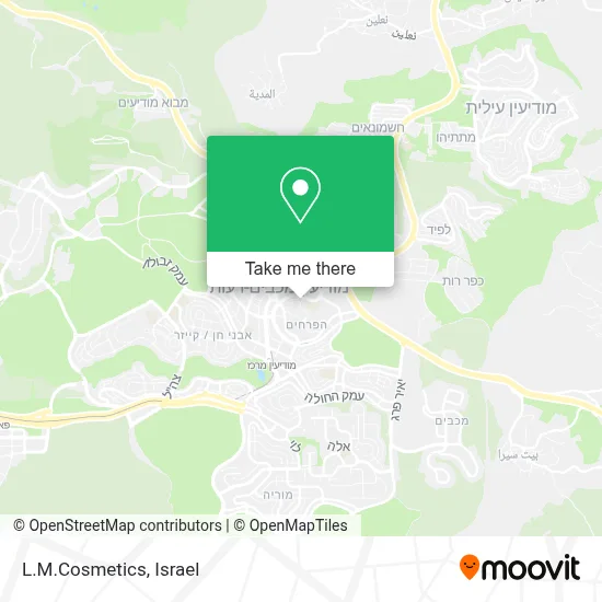 L.M.Cosmetics map