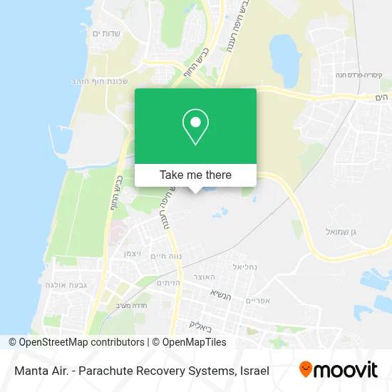 Manta Air. - Parachute Recovery Systems map