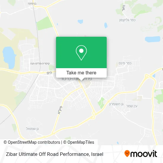 Zibar Ultimate Off Road Performance map