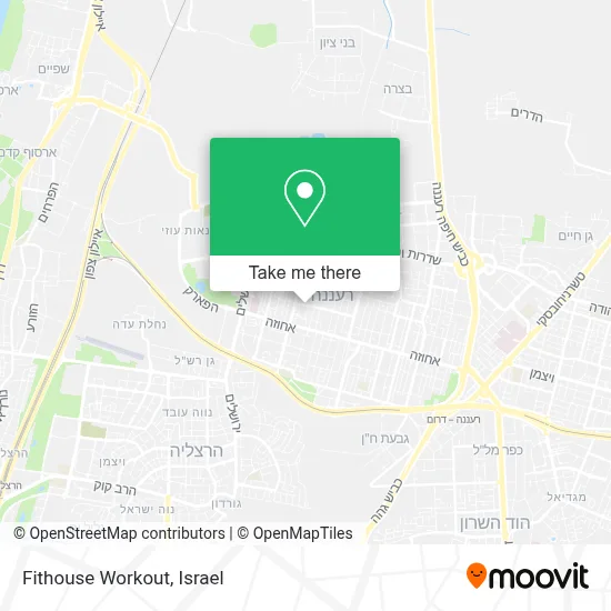 Fithouse Workout map