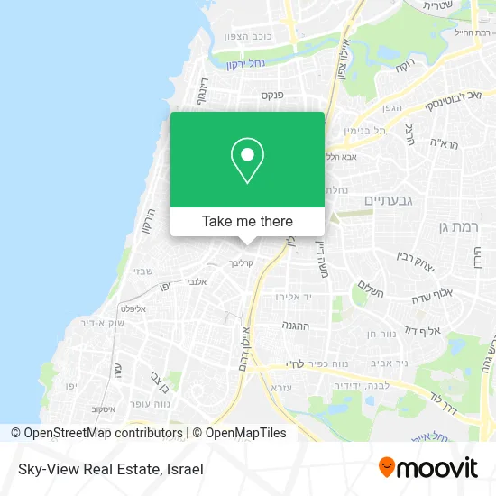Sky-View Real Estate map