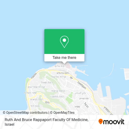 Ruth And Bruce Rappaport Faculty Of Medicine map