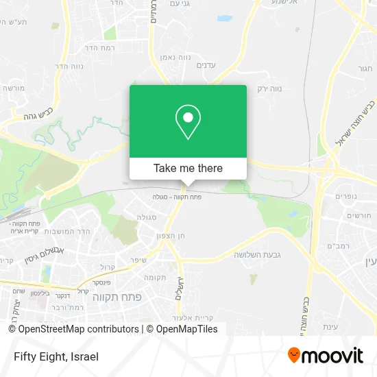 Fifty Eight map