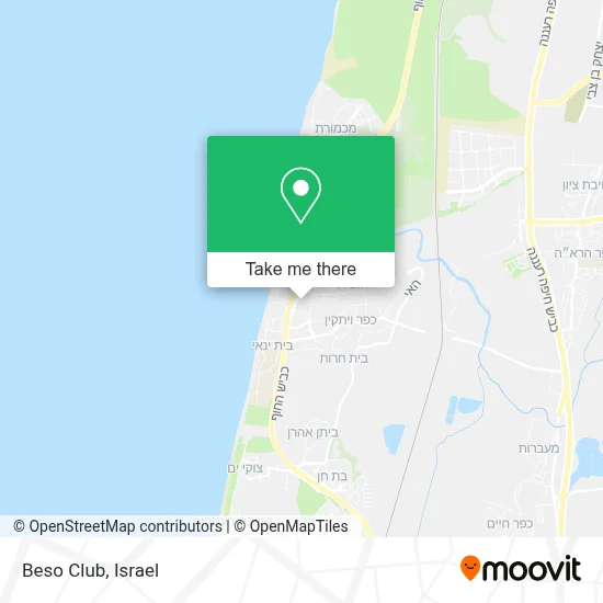 Beso Club map