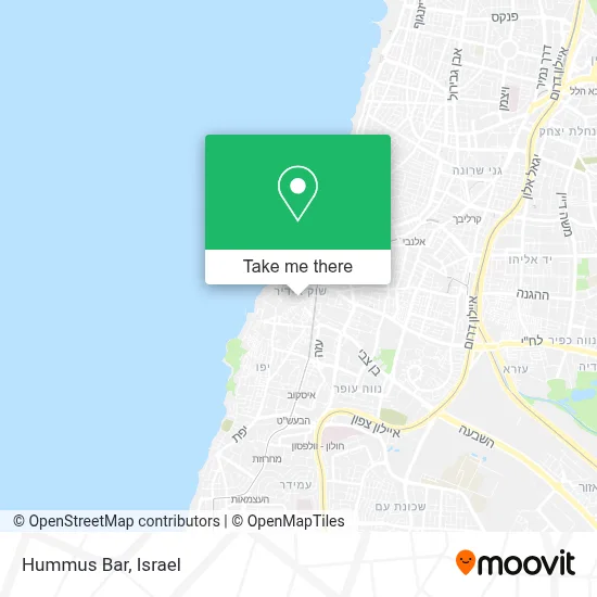 Hummus Bar map