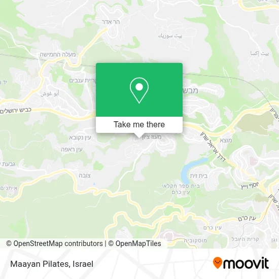 Maayan Pilates map