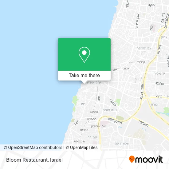 Bloom Restaurant map