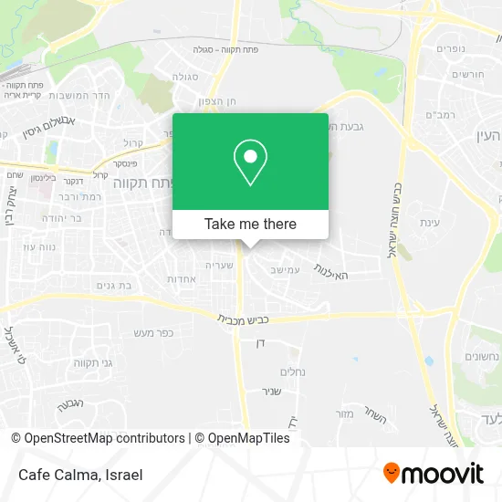 Cafe Calma map