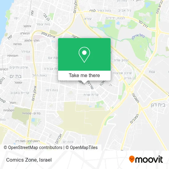 Comics Zone map
