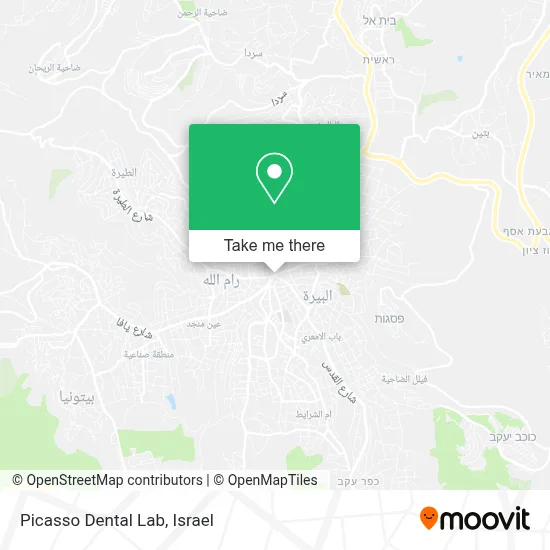 Picasso Dental Lab map