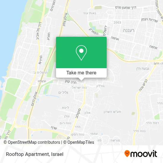 Rooftop Apartment map
