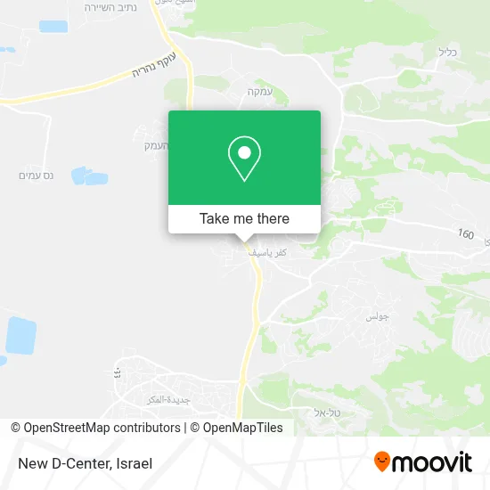 New D-Center map