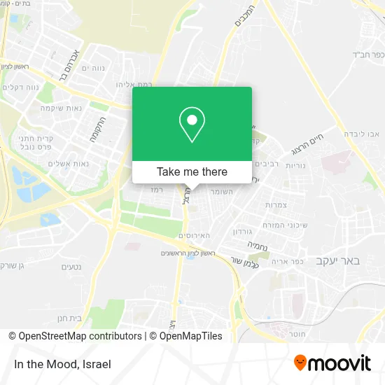 In the Mood map
