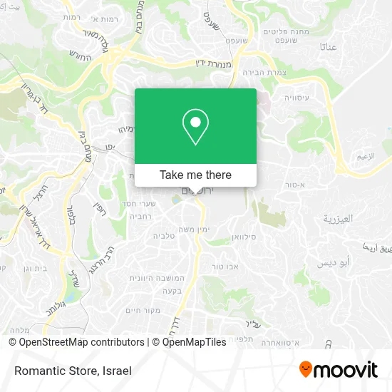 Romantic Store map