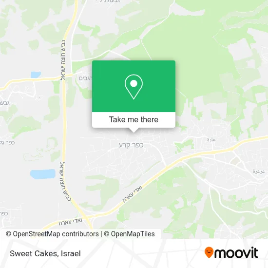 Sweet Cakes map