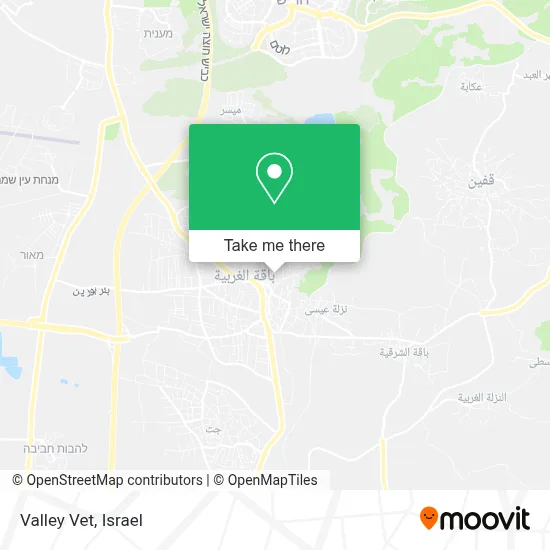 Valley Vet map