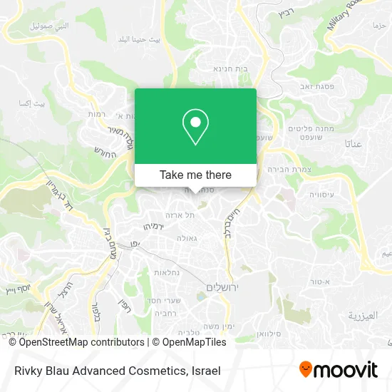 Rivky Blau Advanced Cosmetics map