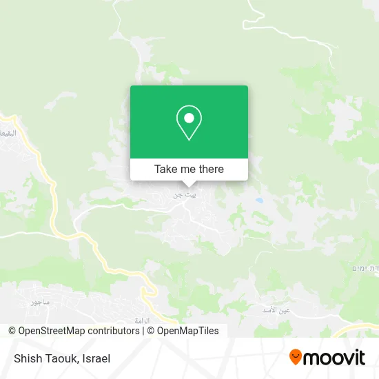 Shish Taouk map