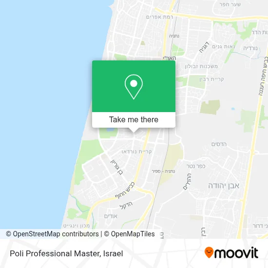 Poli Professional Master map