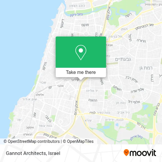 Gannot Architects map