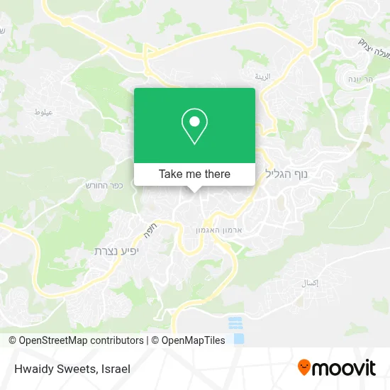 Hwaidy Sweets map