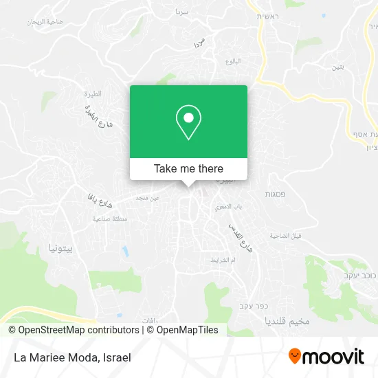 La Mariee Moda map