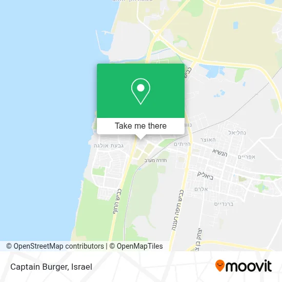 Captain Burger map