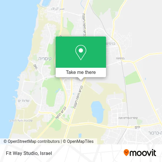 Fit Way Studio map