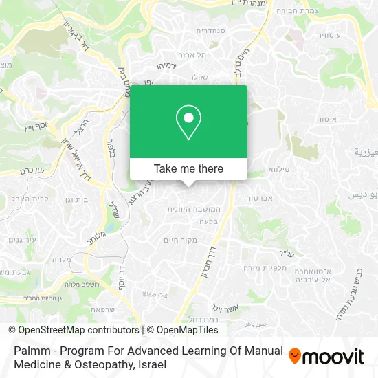 Palmm - Program For Advanced Learning Of Manual Medicine & Osteopathy map