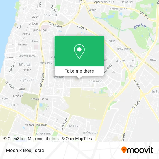 Moshik Box map