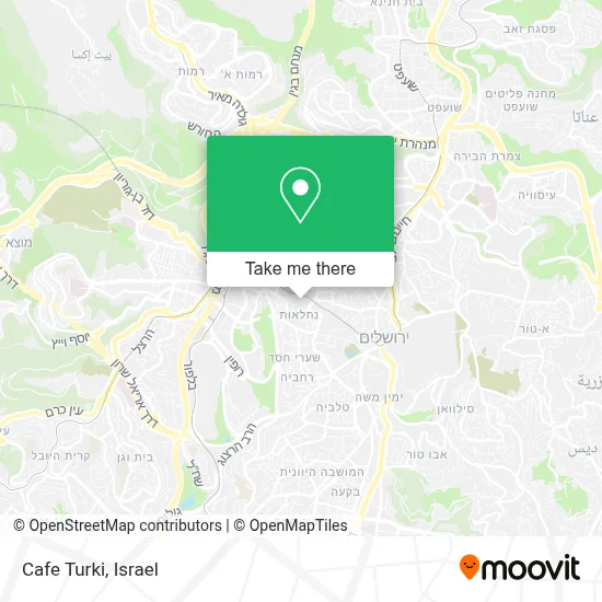 Cafe Turki map