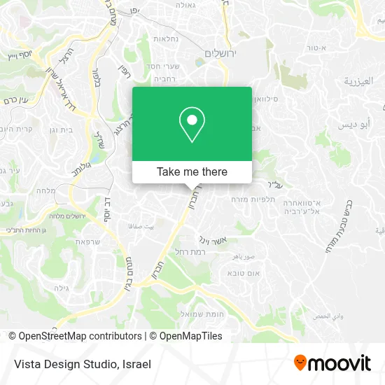 Vista Design Studio map