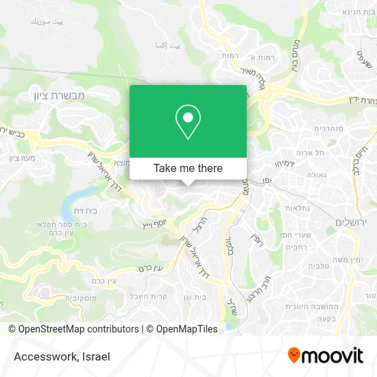 Accesswork map