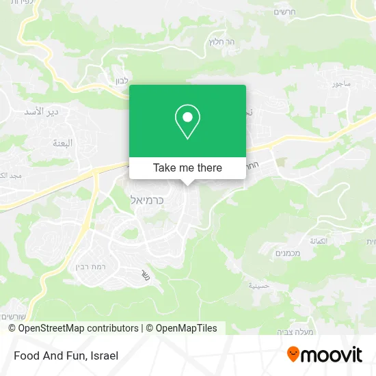 Food And Fun map