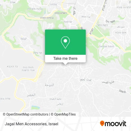 Jagal Men Accessories map